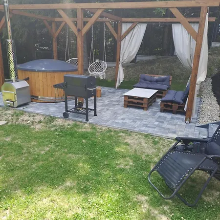Letniskowy Lesne Zacisze- Jacuzzi, Balia Ogrodowa, Grill I Altana * Slopnice