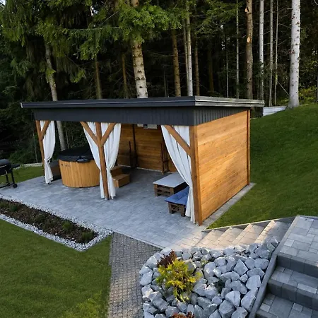 Letniskowy Lesne Zacisze- Jacuzzi, Balia Ogrodowa, Grill I Altana *